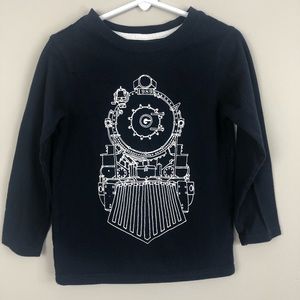 Gap Kids Long Sleeve Train Engine Shirt - Size 4